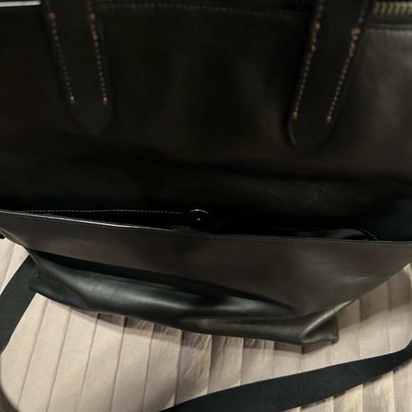 Coach Black Leather Crossbody Bag - Picture 4 of 5